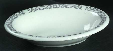 Impact Gray 10" Oval Vegetable Bowl