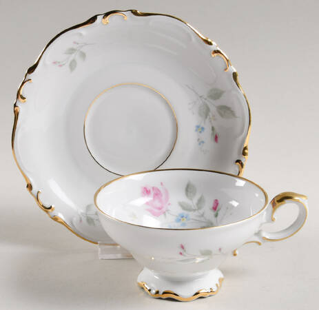 78350 Footed Cup & Saucer Set