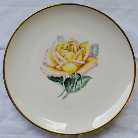 Rose Salad Plate
