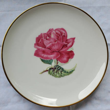 Rose Salad Plate