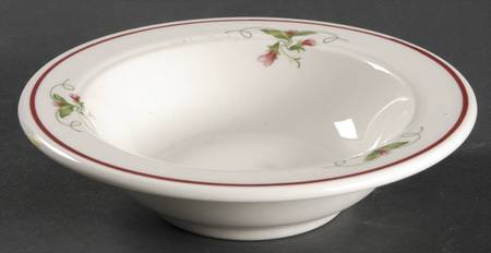 French Violets Rim Fruit/Dessert (Sauce) Bowl