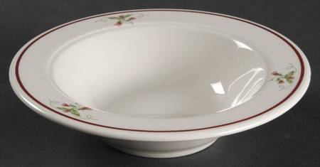 French Violets Rim Cereal Bowl