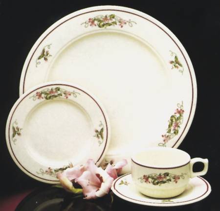French Violets Dinner Plate