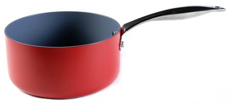 Fiesta Scarlet (Intro 2004) 2 Quart Metal Covered Saucepan, No Lid