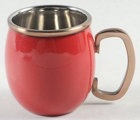 Fiesta Scarlet (Intro 2004) Copper Mule Shot Mug