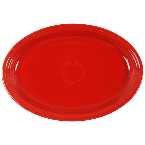 Fiesta Scarlet (Intro 2004) 19" Oval Serving Platter