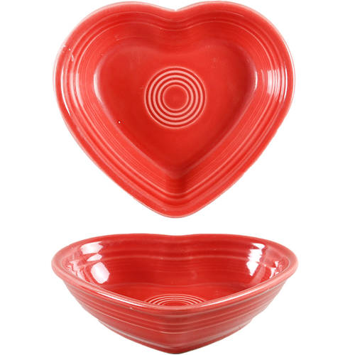 Fiesta Scarlet (Intro 2004) 6" Heart Shaped Bowl