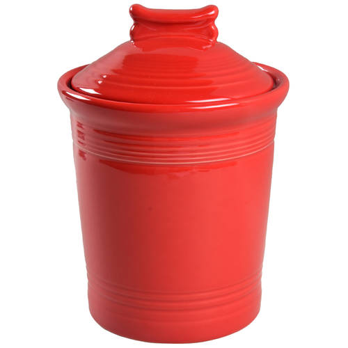 Fiesta Scarlet (Intro 2004) Dog Treats Holder/Jar & Lid