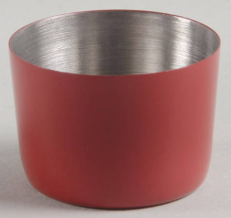 Fiesta Scarlet (Intro 2004) Metal Lid for Glass Cocktail Shaker