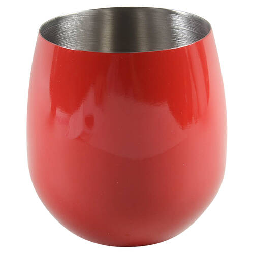 Fiesta Scarlet (Intro 2004) Metal Stemless Wine