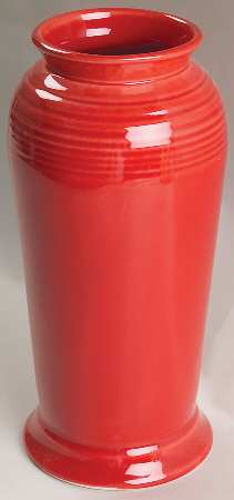 Fiesta Scarlet (Intro 2004) 9" Monarch Vase