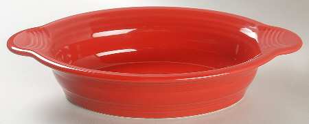 Fiesta Scarlet (Intro 2004) 11" Oval Baker
