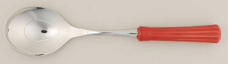 Fiesta Scarlet (Intro 2004) Serving Spoon with Stainless Bowl