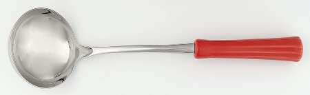 Fiesta Scarlet (Intro 2004) Soup Ladle with Stainless Bowl