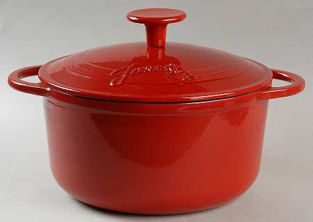 Fiesta Scarlet (Intro 2004) 3.5 Qt Cast Iron Dutch Oven & Lid