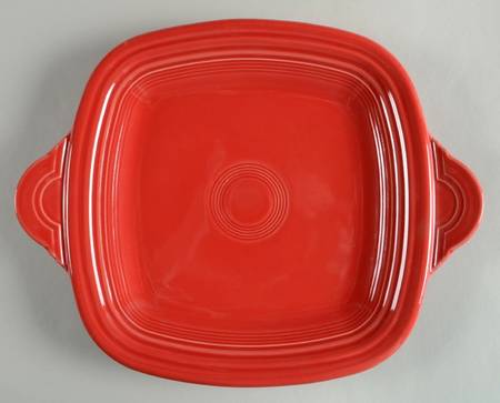Fiesta Scarlet (Intro 2004) Handled Square Tray