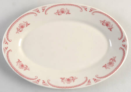 American Rose 13" Oval Serving Platter