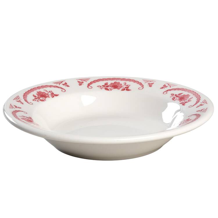 American Rose Rim Soup Bowl