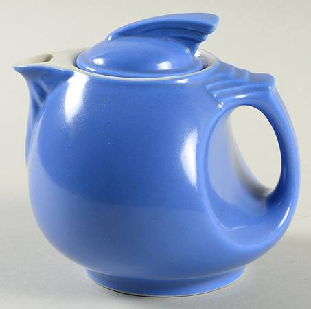 Cadet Blue 8 Oz Sundial Teapot & Lid (aka Saf-Handle)