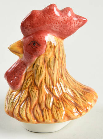 Rooster Figural Sugar Bowl No Lid