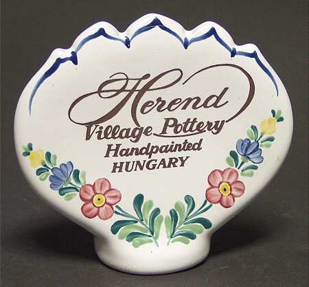 Advertising Signs by Herend Village