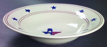 Texas Proud 12" Round Vegetable Bowl