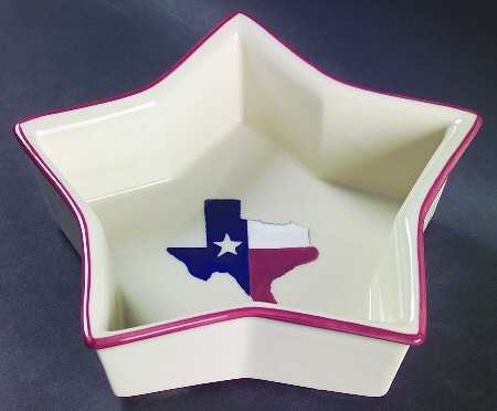 Texas Proud Star Shaped Dish