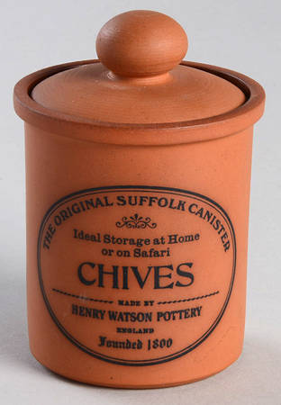 The Original Suffolk (Terra Cotta) Chives Spice Jar & Lid