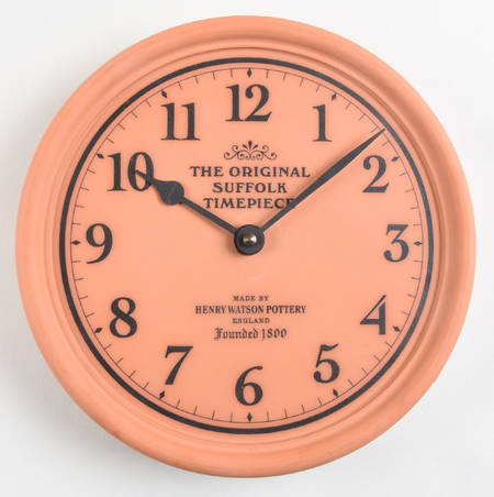 The Original Suffolk (Terra Cotta) Hanging Wall Clock