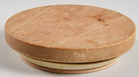 The Original Suffolk (Terra Cotta) Wood Lid for Sugar Canister