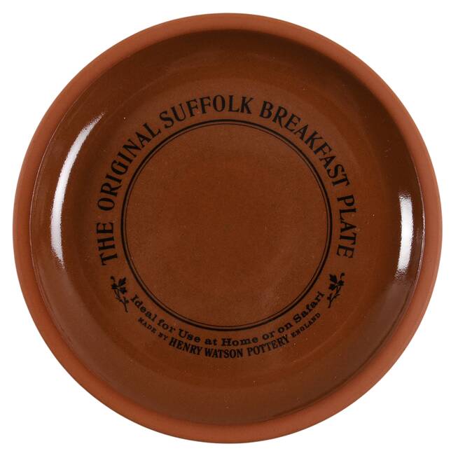 The Original Suffolk (Terra Cotta) Breakfast Plate