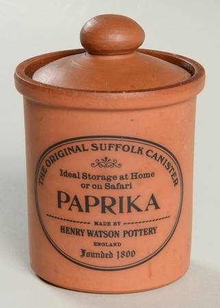 The Original Suffolk (Terra Cotta) Paprika Spice Jar & Lid