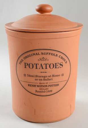 The Original Suffolk (Terra Cotta) Potato Crock & Lid