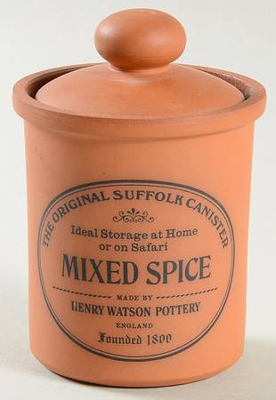 The Original Suffolk (Terra Cotta) Mixed Spice Jar & Lid
