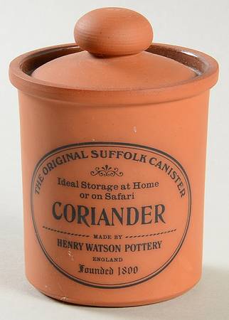 The Original Suffolk (Terra Cotta) Coriander Spice Jar & Lid