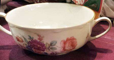 HUT1083 Flat Cream Soup Bowl