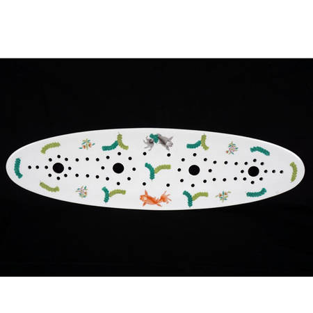 Poisson (PO) (White Background) Strainer for 24" Fish Platter