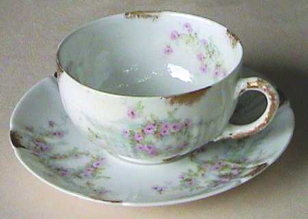 Schleiger 342-7 Flat Cup & Saucer Set