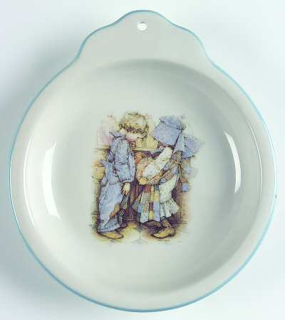 Blue Girl (Blue Trim) Wall Plaque