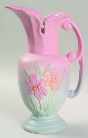 Iris Pink Blue 8" Ewer