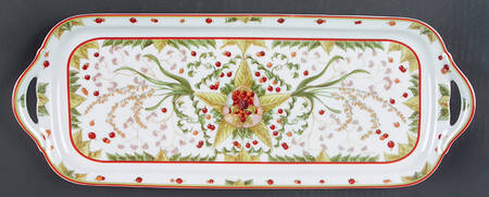 Le Jardin de Pythagore Oblong Cake Plate