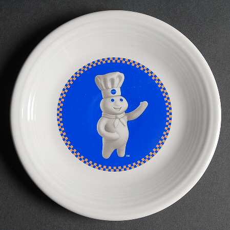 Fiesta Pillsbury Doughboy Salad Plate by Homer Laughlin 