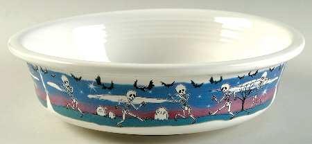 Fiesta Halloween Night 10" Round Vegetable Bowl