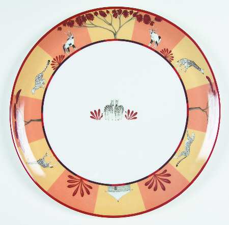 Africa Yellow-Orange 12" Tart Plate
