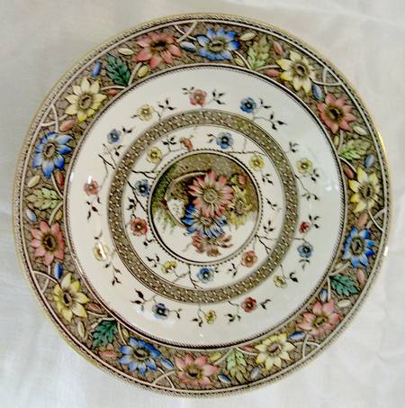 Palmyra Brown Multicolor Large Rim Soup Bowl