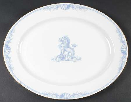 Heraldry 15" Oval Serving Platter