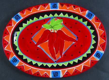 HAU19 16" Oval Serving Platter