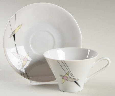 03667 Flat Demitasse Cup & Saucer Set