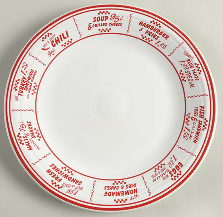 Fiesta Diner Scarlet by Homer Laughlin 