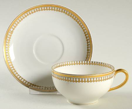Schleiger 278-1 Flat Cup & Saucer Set